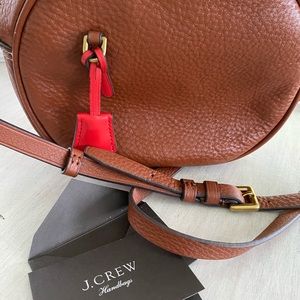 Brown leather cross body/camera bag